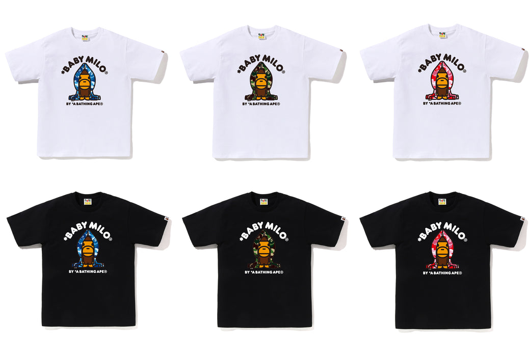 ABC CAMO MILO HOODIE TEE | bape.com