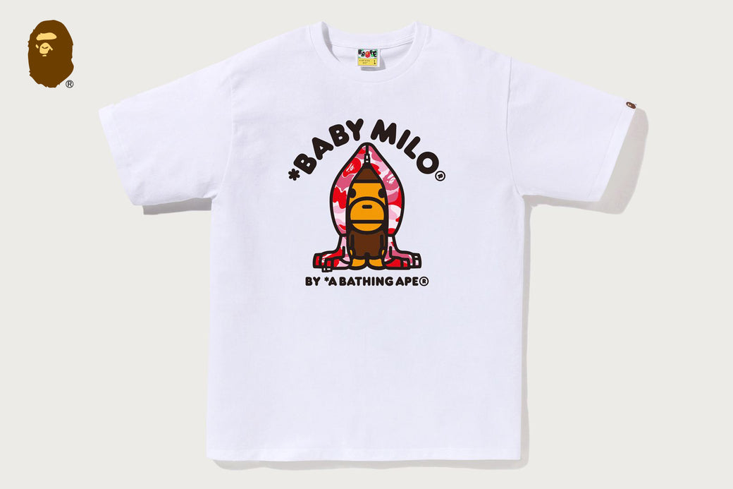 ABC CAMO MILO HOODIE TEE | bape.com