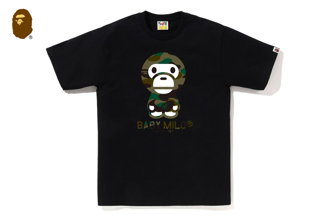 1ST CAMO BABY MILO TEE | bape.com