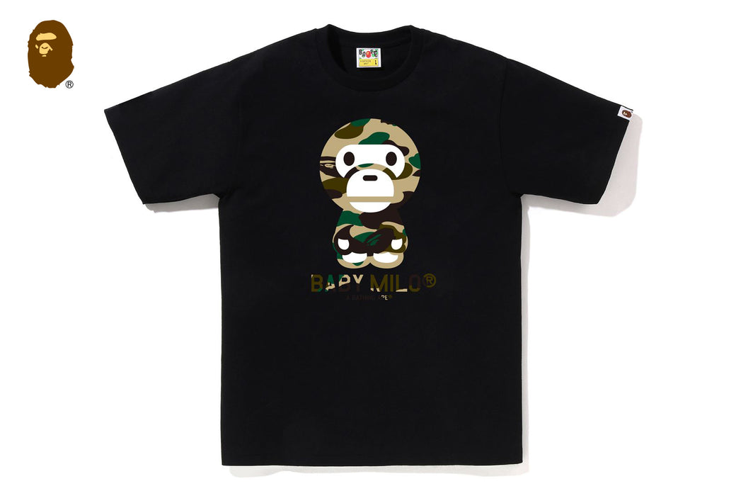 1ST CAMO BABY MILO TEE | bape.com