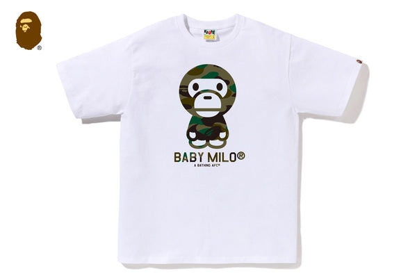 1ST CAMO BABY MILO TEE | bape.com