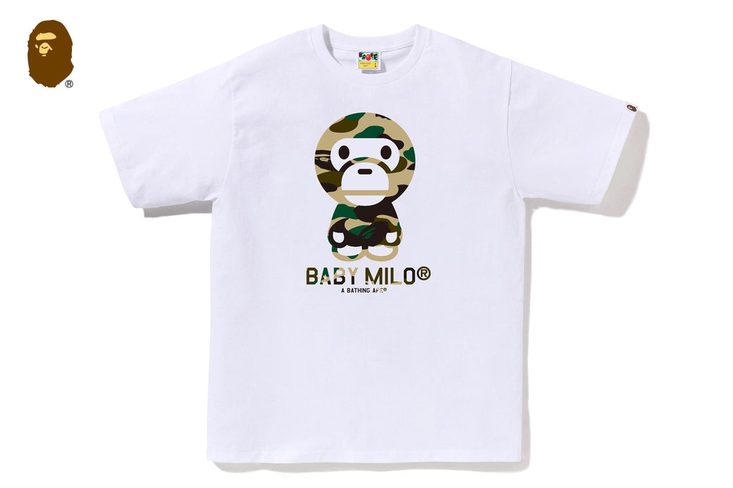 1ST CAMO BABY MILO TEE | bape.com