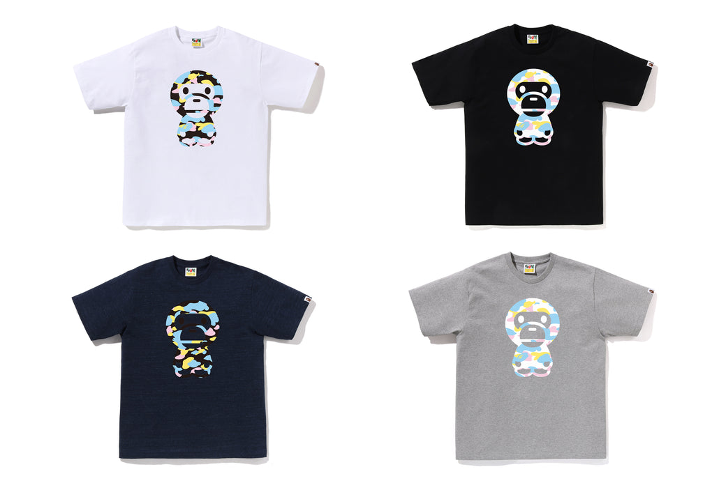 NEW MULTI CAMO BIG BABY MILO TEE | bape.com