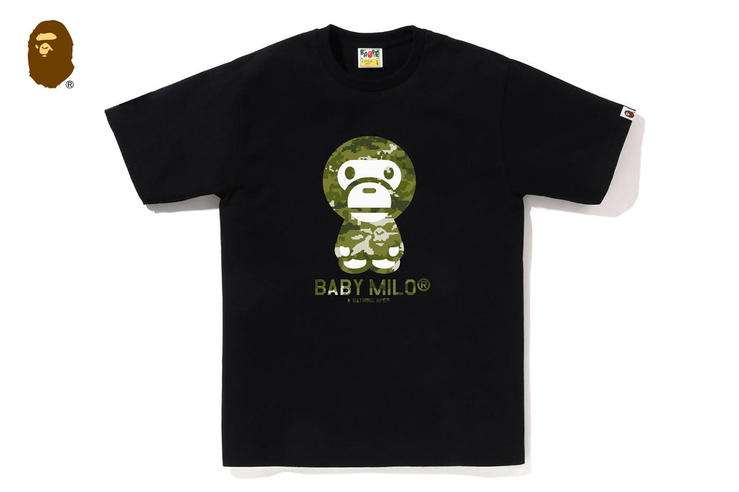 MULTI PIXEL CAMO BABY MILO TEE | bape.com