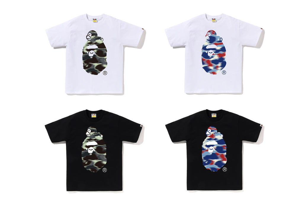 SCREEN CAMO MILO ON BIG APE TEE | bape.com