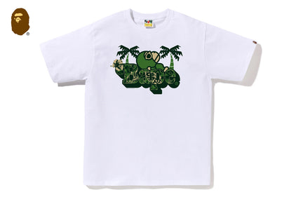 PALM RESORT CAMO MILO ON BAPE TEE