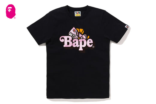 PASTEL COLOR CAMO SHARK MILO ON BAPE TEE | bape.com