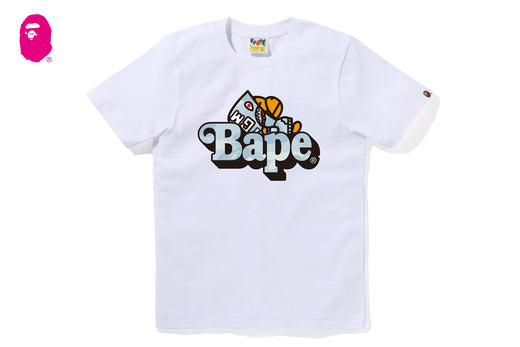 PASTEL COLOR CAMO SHARK MILO ON BAPE TEE