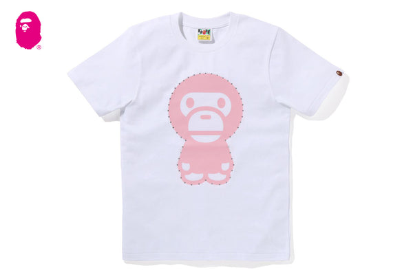 CRYSTAL STONE BIG BABY MILO TEE | bape.com