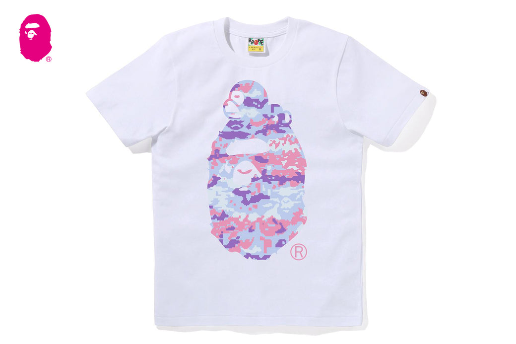 MULTI PIXEL CAMO MILO ON BIG APE TEE | bape.com