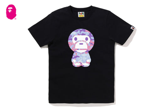 MULTI PIXEL CAMO BIG BABY MILO TEE | bape.com