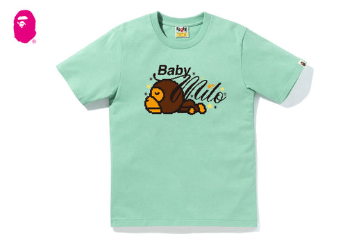RETRO PIXEL BABY MILO TEE | bape.com