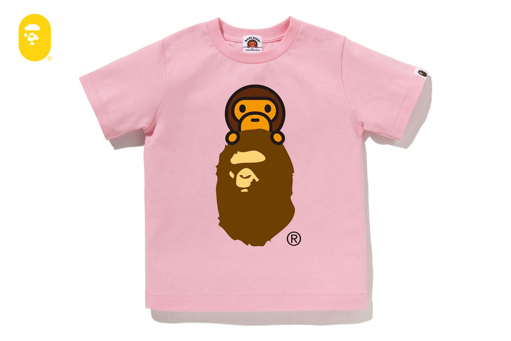 MILO ON APE HEAD TEE | bape.com