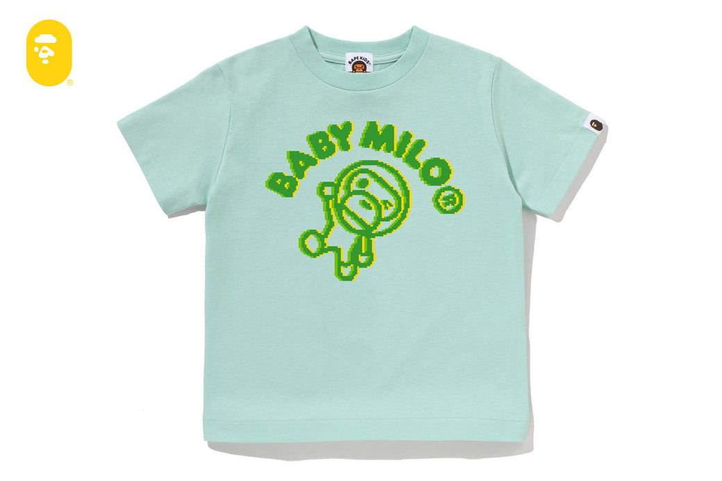 RETRO PIXEL WINKING MILO TEE | bape.com