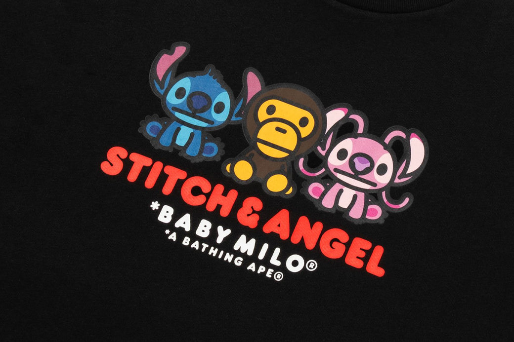 【未開封】BABYL 速乾 子狐モッシュッシュTシャツ L BAPE X DISNEY】 STITCH AND ANGEL BABY MILO TEE | bape.com