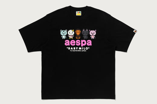 BAPE X AESPA 】BABY MILO TEE | bape.com