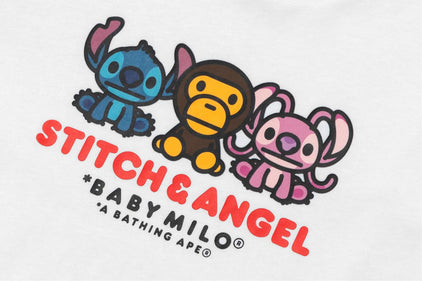 【BAPE X DISNEY】 STITCH AND ANGEL BABY MILO TEE