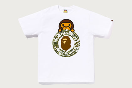 SPLASH CAMO MILO ON BUSY WORKS TEE