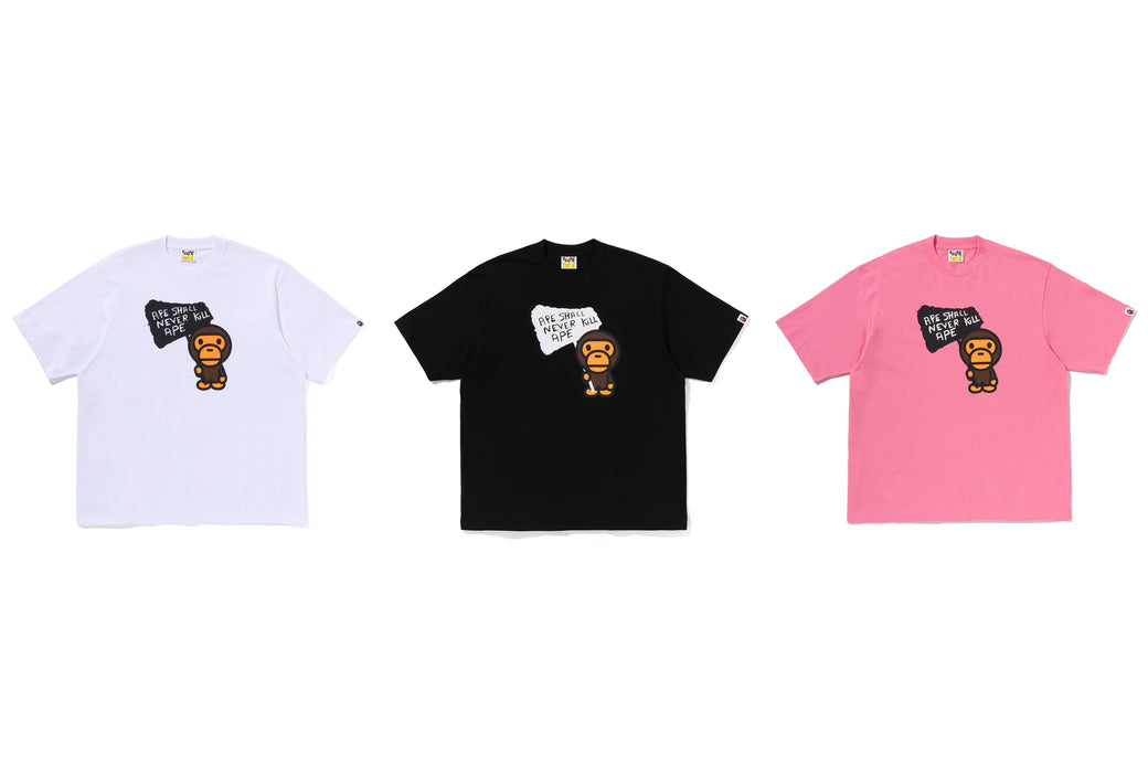 BABY MILO GRAPHIC RELAXED FIT TEE | bape.com