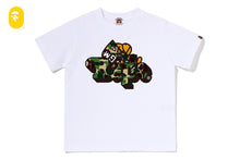ABC CAMO SHARK MILO ON BAPE TEE
