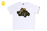 ABC CAMO SHARK MILO ON BAPE TEE