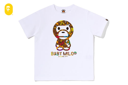 MILO MULTI DINOSAURS PATTERN BABY MILO TEE