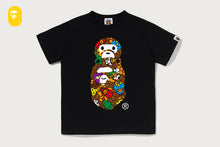 MILO MULTI DINOSAURS PATTERN MILO ON APE HEAD TEE