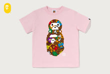MILO MULTI DINOSAURS PATTERN MILO ON APE HEAD TEE