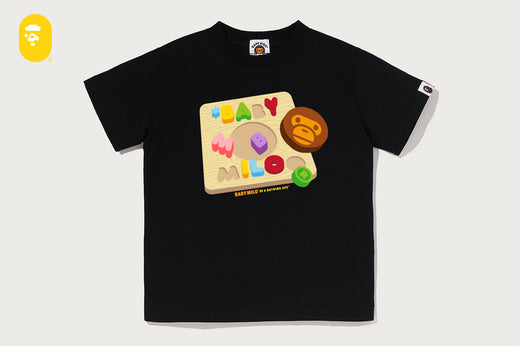 MILO ALPHABET PUZZLE TEE | bape.com