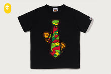 STA CAMO MILO NECK TIE TEE