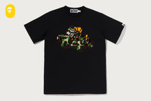 ABC CAMO SHARK MILO ON BAPE TEE