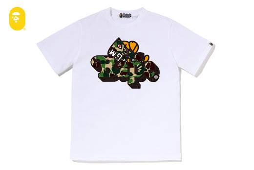 ABC CAMO SHARK MILO ON BAPE TEE