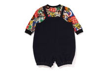 BAPE MILO ASSORTED SALOPETTE LAYERED ROMPERS