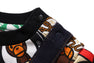 BAPE MILO ASSORTED SALOPETTE LAYERED ROMPERS