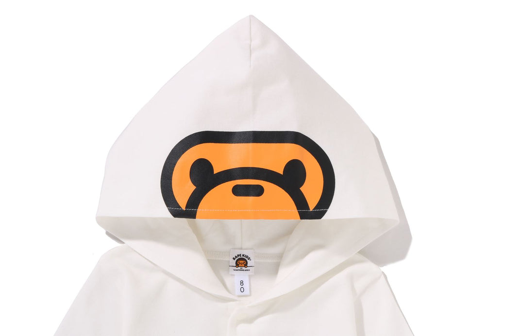 BABY MILO HOODIE ROMPERS | bape.com