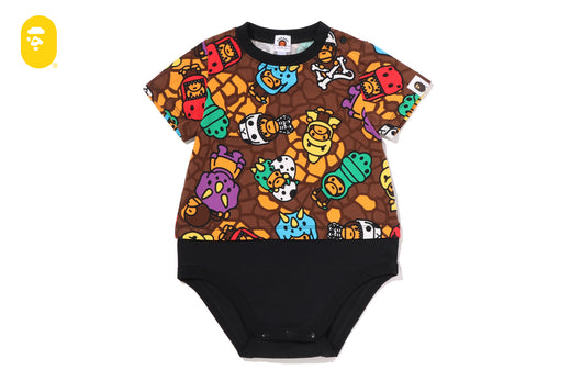 MILO MULTI DINOSAURS PATTERN BODYSUIT