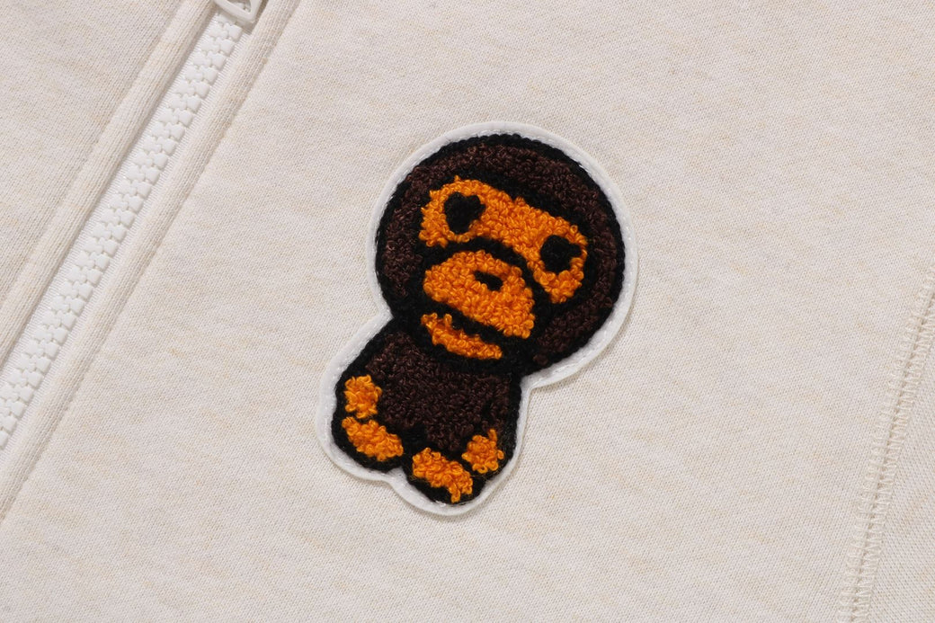 BABY MILO PATCH ZIP HOODIE | bape.com