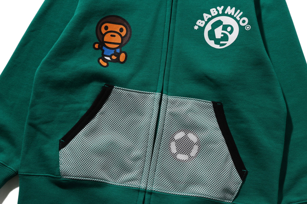 BABY MILO SOCCER ZIP HOODIE