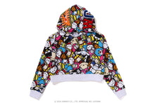 【 BABY MILO X SANRIO CHARACTERS 】CROPPED SHARK FULL ZIP HOODIE