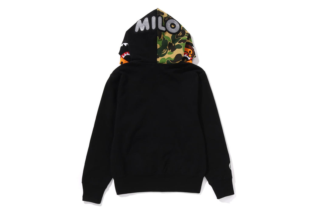 MILO SHARK FULL ZIP DOUBLE HOODIE | bape.com
