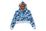 ABC CAMO BABY LISA CROPPED FULL ZIP HOODIE