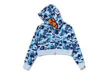 ABC CAMO BABY LISA CROPPED FULL ZIP HOODIE