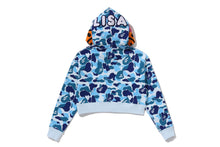ABC CAMO BABY LISA CROPPED FULL ZIP HOODIE
