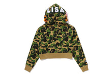 ABC CAMO BABY LISA CROPPED FULL ZIP HOODIE