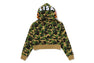 ABC CAMO BABY LISA CROPPED FULL ZIP HOODIE