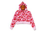 ABC CAMO BABY LISA CROPPED FULL ZIP HOODIE
