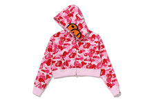 ABC CAMO BABY LISA CROPPED FULL ZIP HOODIE