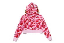 ABC CAMO BABY LISA CROPPED FULL ZIP HOODIE