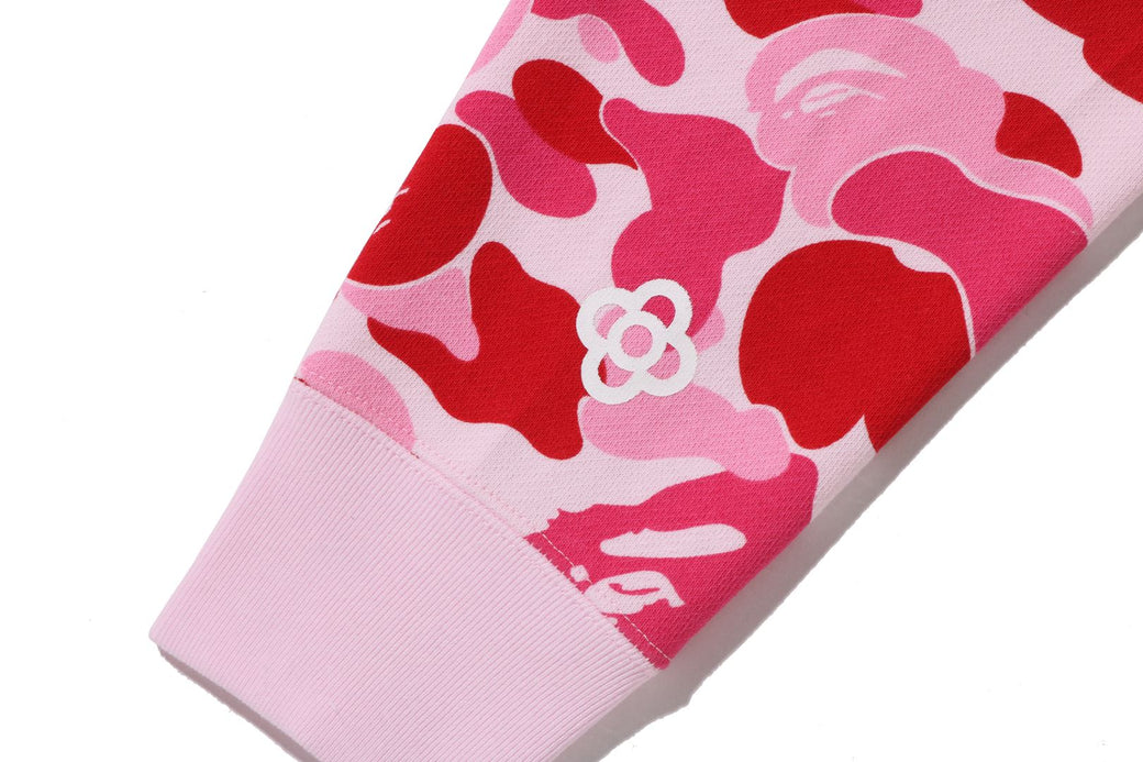 ABC CAMO BABY LISA CROPPED FULL ZIP HOODIE | bape.com