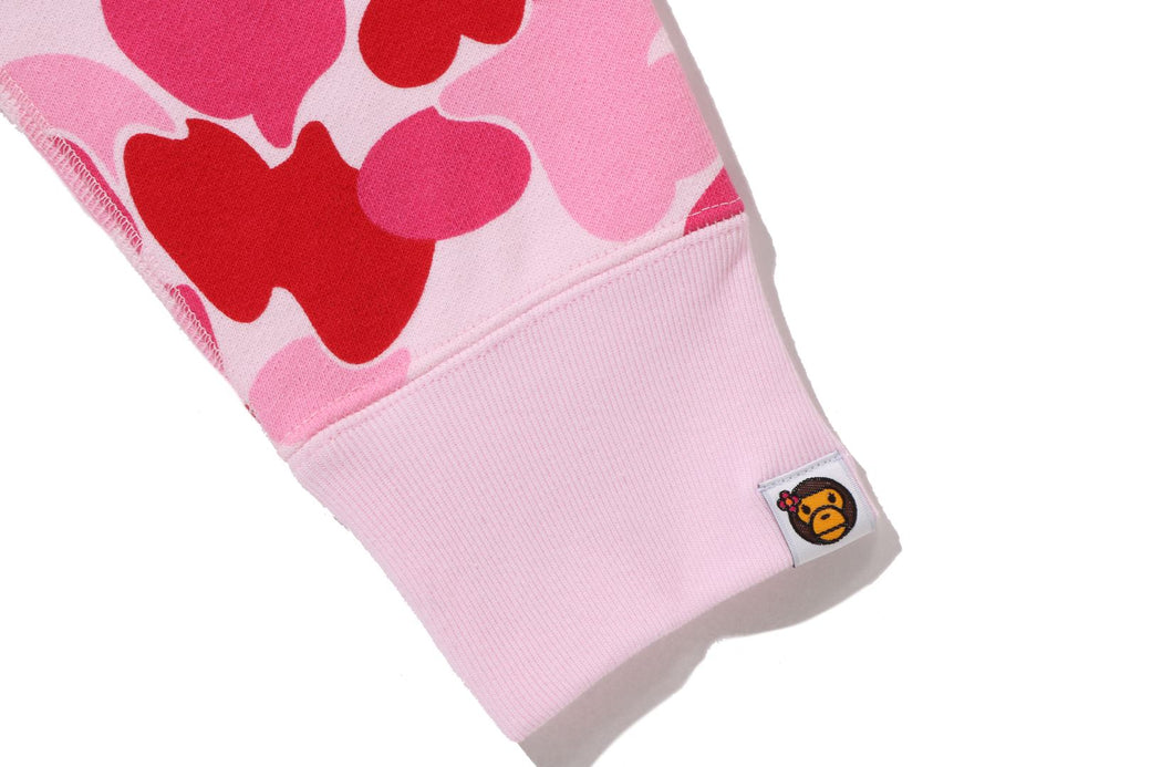 ABC CAMO BABY LISA CROPPED FULL ZIP HOODIE | bape.com